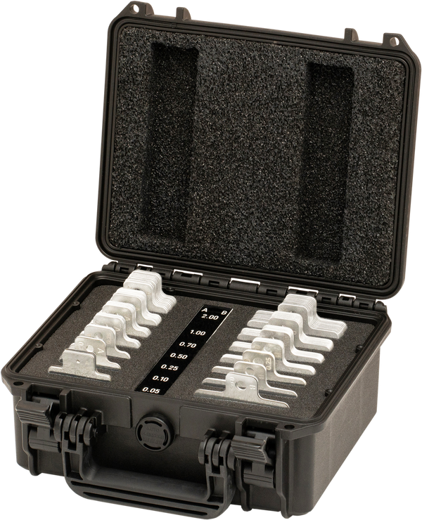 Stainless steel shims kit - Shimcase AB (Profile A & B)